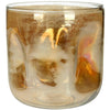 Kaarsenhouder Glas Goud 17x17x17cm