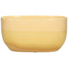 Planter Fine Earthenware Yellow 26x14x13.5cm