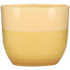 Planter Fine Earthenware Yellow 27x14x24.5cm