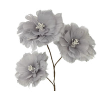 Spray Flowers 11x23x75cm Grey