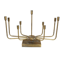 Candle Holder Metal Gold 47x22x65cm