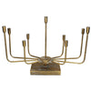 Candle Holder Metal Gold 47x22x65cm
