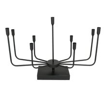 Candle Holder Metal Black 47x22x65cm