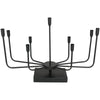 Candle Holder Metal Black 47x22x65cm