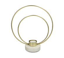 Candle Holder Gold 23x9x21cm