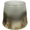 Candle Holder Glass White 13x13x12cm