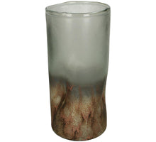 Vase Glass White 14x14x30cm