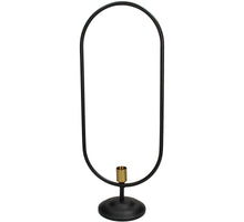 Candle Stick Metal Black 17.7x11x46cm