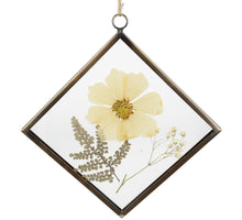 Ornament Dried Flowers Brass Bronze 12x1x12cm