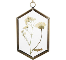 Ornament Dried Flowers Brass Bronze 7.5x1x12.5cm