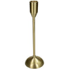 Candle Stick Aluminium Gold 7.5x7.5x23.5cm