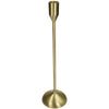 Candle Stick Aluminum Gold 9x9x33.5cm