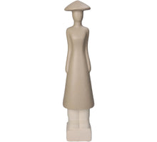Ornament People Fine Earthenware Beige 9.5x9x39cm