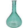 Vase Recycled Glass Petrol 20x13x13cm