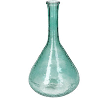 Vase Recycled Glass Petrol 31x18x18cm