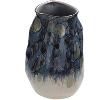 Vase Handmade Ceramic Blue 31x20x20cm