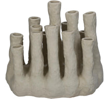 Vase Coral Fine Earthenware Ecru 27x16x24cm