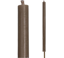Torch Candle Wax Brown 3x3x113cm