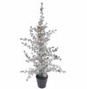 Ming Pine Tree in Pot 67cm Green/White