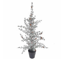 Ming Pine Tree in pot Green/White 150cm
