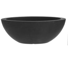 PLANTENSCHAAL KUNSTSTOF OVAAL 52X23X20CM ANTRACIET