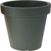 BLOEMPOT EK ROND DIA 40CM DONKERGROEN