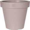 BLOEMPOT EK ROND DIA 25CM TAUPE