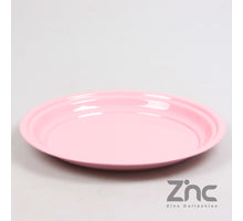 ZINK ONDERBORD ROND S 30X2.5 CM ANTIEK PINK