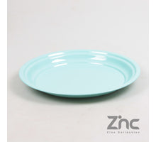 ZINK ONDERBORD ROND S 30X2.5 CM PASTEL TURQUOISE