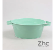 ZINK TEIL 1.5L M/OREN D22 H9.5 B17 CM PASTEL TURQUIOSE