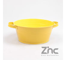 ZINK TEIL 1.5L M/OREN D22 H9.5 B17 CM GEEL