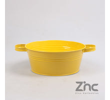 ZINK TEIL 2.5L M/OREN D24.5 H10 B20 CM GEEL