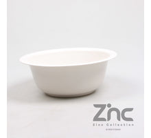 ZINK PLANTENSCHAAL S D24 H9 B12.5 CM CREME