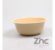 ZINK PLANTENSCHAAL S D24 H9 B12.5 CM CAMEL