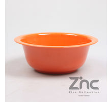 ZINK PLANTENSCHAAL S D24 H9 B12.5 CM ORANGE