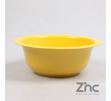ZINK PLANTENSCHAAL S D24 H9 B12.5 CM GEEL