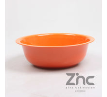 ZINK PLANTENSCHAAL M D28 H9 B16 CM ORANGE