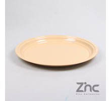 ZINK ONDERBORD ROND M 40X2.5 CM CAMEL