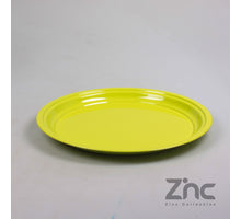 ZINK ONDERBORD ROND M 40X2.5 CM GROEN