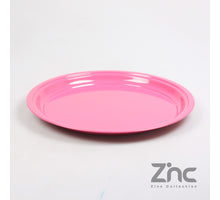 ZINK ONDERBORD ROND M 40X2.5 CM TELMAGENTA