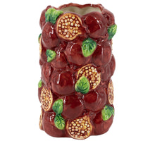 Earthenware vase pomegranate 14.2x14.2x22cm