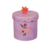 Aardewerk opbergbox snake 12,4x12,4x13,4cm