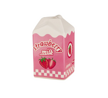 Aardewerk vaas strawberry milk roze 8x8x14,5cm