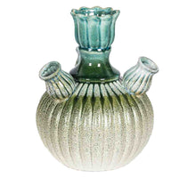 Earthenware tulip vase blue 22x22x27.5cm