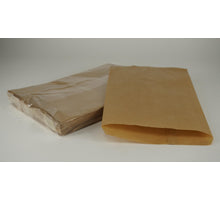 Pak a 100 papieren zak 17,5 x 26 cm naturel