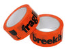Rol Waarschuwingstape IEZZY breekbaar 50mmx66m oranje/zwart