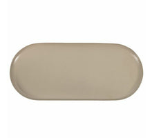 Metalen dienblad ovaal sand 40x17x2cm