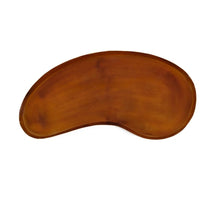 Metal tray, kidney shape, tangerine color, 52x24x2cm