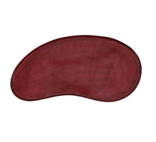 Metal tray, kidney shape, pink, 57.5x27.5x2cm