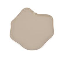 Metalen dienblad Mori S glossy sand 25x24x2cm beige